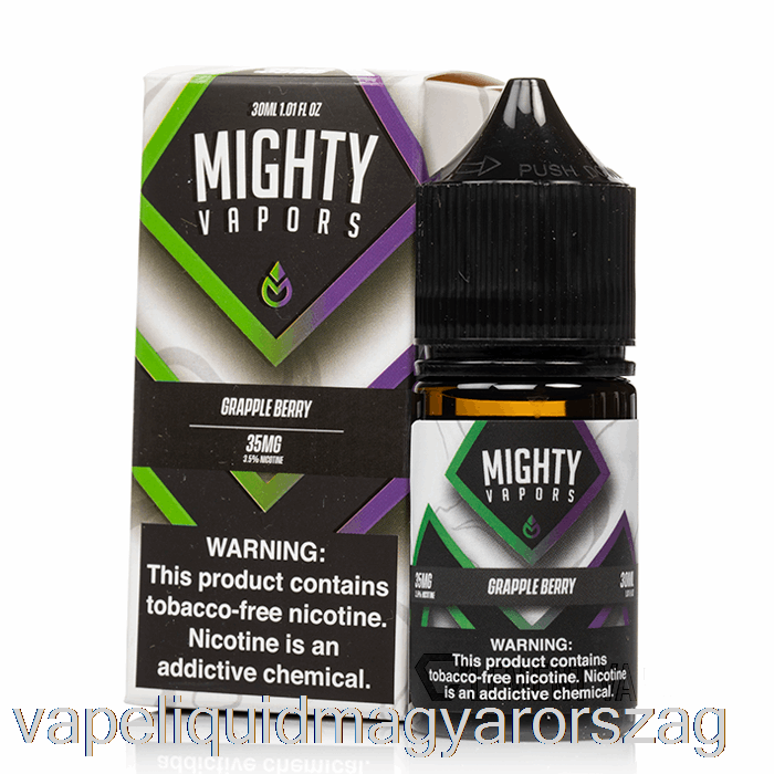 Grapplebery - Hatalmas Gőzök Sók - 30 Ml 35 Mg Vape E Cigi